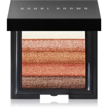 Bobbi brown mini shimmer brick pudra compacta ce ofera luminozitate