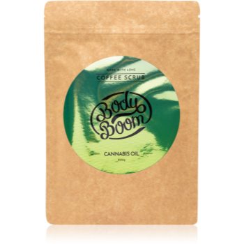 Bodyboom cannabis oil exfoliant de corp, cu cafea