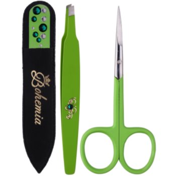 Bohemia crystal bohemia swarovski nail file,tweezers and nail clippers set de cosmetice i. pentru femei