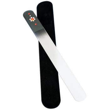 Bohemia crystal swarovski big nail file with flower pila de unghii