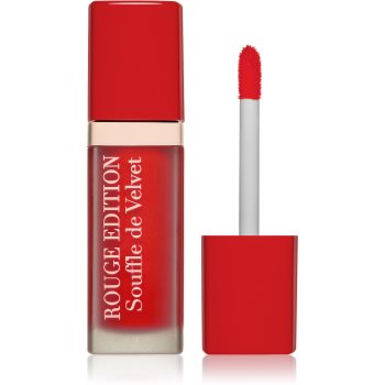

Bourjois Rouge Edition Souffle de Velvet рідка помада відтінок 07 Plum Plum Pidou 7,7 мл