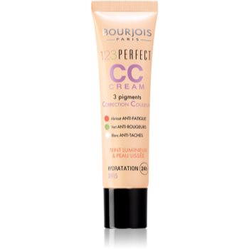 Bourjois 123 Perfect CC krém pro bleskově bezchybný vzhled odstín Hale Bronze 34 SPF 15 30 ml
