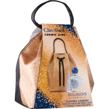 

Bourjois Clin d’Oeil Cosmic Girl подарунковий набір I. Туалетна вода 75 ml + лак для нігтів 9 ml + Косметичка 1 ks