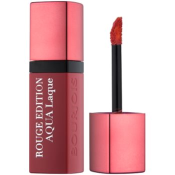 

Bourjois Rouge Edition Aqua Laque зволожуюча помада з блиском відтінок 01 Appechissant 7,7 мл