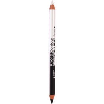 

Bourjois Khôl & Contour двосторонній олівець для очей відтінок 11 Noir & Neige 1,38 гр