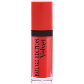 Bourjois Rouge Edition Velvet tekutá rtěnka s matným efektem odstín 04 Peach Club 7,7 ml