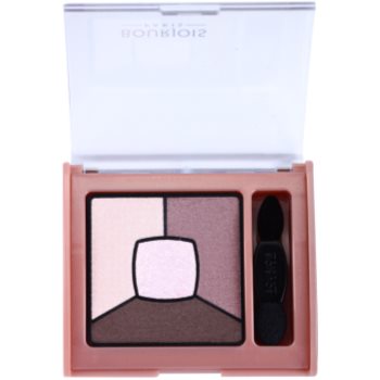 Fotografie Bourjois Smoky Stories paleta kouřových očních stínů odstín 02 Over Rose 3,2 g