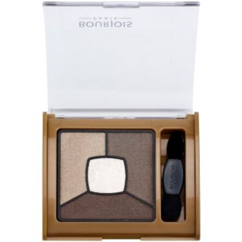 Bourjois Smoky Stories paleta kouřových očních stínů odstín 06 Upside Brown 3,2 g