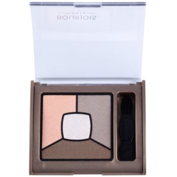 Fotografie Bourjois Smoky Stories paleta kouřových očních stínů odstín 12 Sau Mondaine 3,2 g