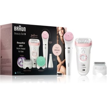 Braun silk-épil 9 beauty set 9-995 epilator cu perie de curățare
