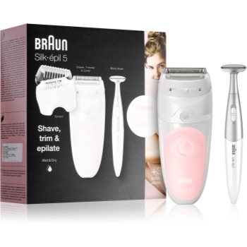Braun silk-épil 5 5-820 epilator + trimmer pentru bikini