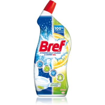 Bref Hygienically Clean & Shine Gel Lemonitta Power produse de curățare WC