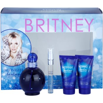 

Britney Spears Fantasy Midnight подарунковий набір II. Парфумована вода 100 ml + Парфумована вода 10 ml + Крем для тіла 50 ml + гель для душа та ванни 50 ml