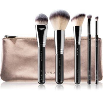 BrushArt Professional Eye & Face Brush set set de pensule cu geantă pentru femei