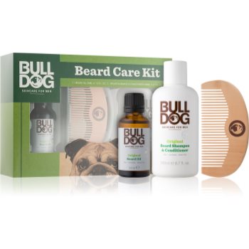 Bulldog Original Beard Care Kit set cadou I. pentru bărbați