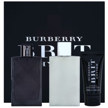 

Burberry Brit Rhythm for Him подарунковий набір VІІ Туалетна вода 90 ml + Гель для душу 150 ml + Бальзам після гоління 50 ml