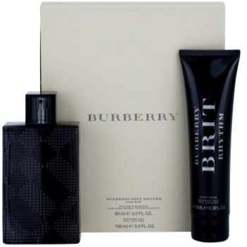 

Burberry Brit Rhythm for Him подарунковий набір ІХ Гель для душу 90 ml + Туалетна вода 100 ml
