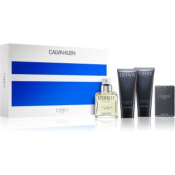 

Calvin Klein Eternity for Men подарунковий набір XV Туалетна вода 100 ml + Туалетна вода 20 ml + Бальзам після гоління 100 ml + Гель для душу 100 ml