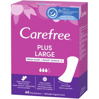 Carefree Plus Large Fresh Scent absorbante poza