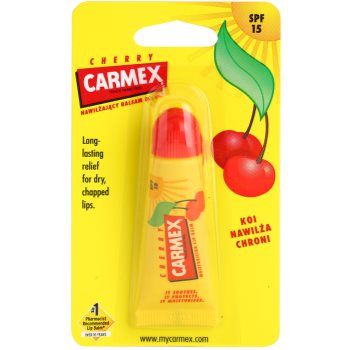 Carmex cherry balsam de buze într-un tub spf 15