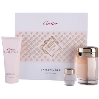 Fotografie Cartier Baiser Volé dárková sada V. parfemovaná voda 100 ml + tělové mléko 100 ml + parfemovaná voda 6 ml