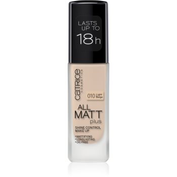Catrice All Matt Plus matující make-up odstín 010 Light Beige 30 ml