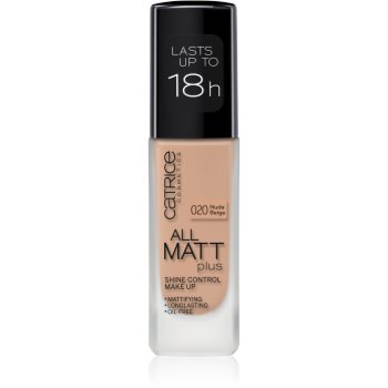 Catrice All Matt Plus matující make-up odstín 020 Nude Beige 30 ml