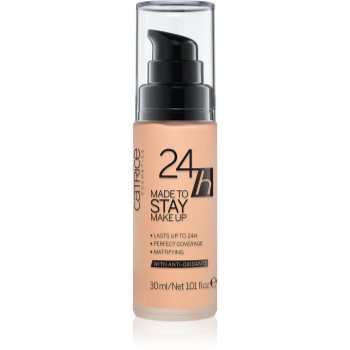 

Catrice 24h Made To Stay водостійкий рідкий тональний крем відтінок 015 Vanilla Beige 30 мл