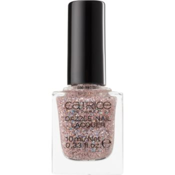 

Catrice Dazzle Bomb лак для нігтів з блискітками відтінок 01 Rose Quartz 10 мл