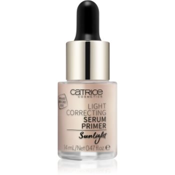 Catrice Light Correcting ser primer, cu sclipiri aurii fine