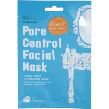 Cettua Clean & Simple masca pentru celule pentru a improspata porii si pielea cu aspect obosit