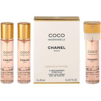Chanel Coco Mademoiselle parfemovaná voda pro ženy 3x20 ml (3 x náplň)