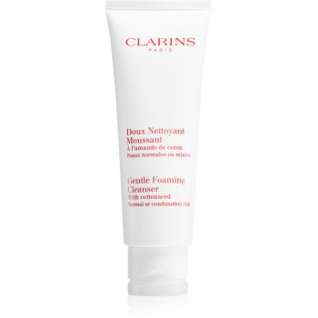 Clarins Gentle Foaming Cleanser with Cottonseed čisticí pěna pro normální až smíšenou pleť 125 ml