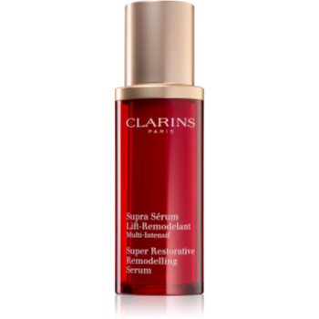 Clarins super restorative ser activ pentru a netezi conturul feței