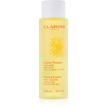 Clarins Cleansers apă tonica de îngrijire cu mușețel pentru piele normala si uscata