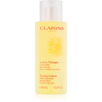 Clarins toning lotion with camomile apă tonica de îngrijire cu mușețel pentru piele normala si uscata