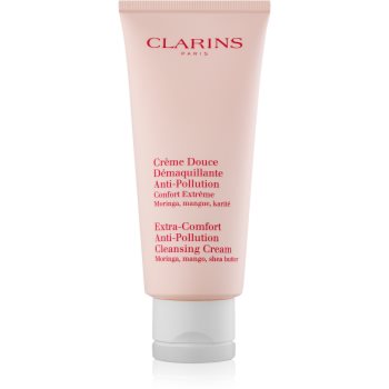 Clarins Extra-Comfort Anti-Pollution Cleansing Cream cremă de curățare cu efect de hidratare