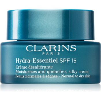 Clarins Hydra-Essentiel Silky Cream crema cu efect matifiant SPF 15