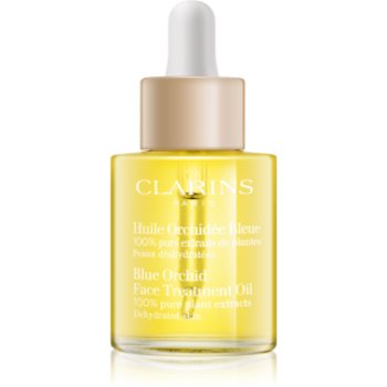 Clarins Blue Orchid Face Treatment Oil ulei revitalizant pentru piele deshidratata imagine produs