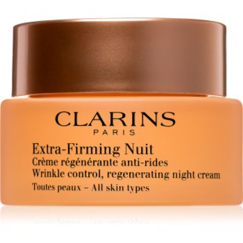 Clarins extra-firming cremă de noapte pentru fermitate cu efect de regenerare pentru toate tipurile de ten