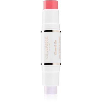Clarins face make-up glow 2 go blush cremos și iluminator duo