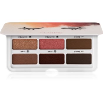 Clarins eye make-up ready in a flash paleta farduri de pleoape si sprancene