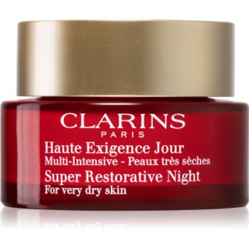 Clarins super restorative crema de noapte împotriva tuturor semnelor de imbatranire pentru piele foarte uscata