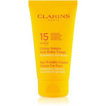 Fotografie Clarins Opalovací krém proti vráskám UVA/UVB 15 (Sun Wrinkle Control Cream For Face ) 75 ml