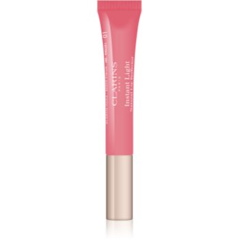 Clarins Lip Make-Up Instant Light lesk na rty s hydratačním účinkem odstín 01 Rose Shimmer 12 ml