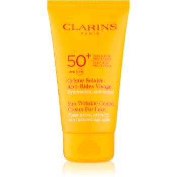 Fotografie Clarins Sun Protection opalovací krém proti stárnutí pleti SPF 50+ 75 ml