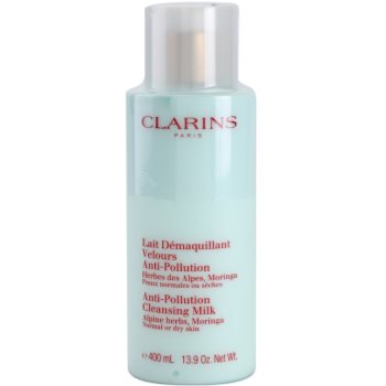 Clarins Cleansing Milk with Alpine Herbs, Moringa čisticí mléko s výtažkem z alpských bylin pro normální a suchou pleť 400 ml