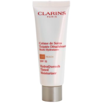 Clarins HydraQuench lehký tónovací krém s hydratačním účinkem SPF 15 odstín 03 Peach 50 ml
