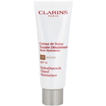 Clarins HydraQuench lehký tónovací krém s hydratačním účinkem SPF 15 odstín 06 Bronze 50 ml