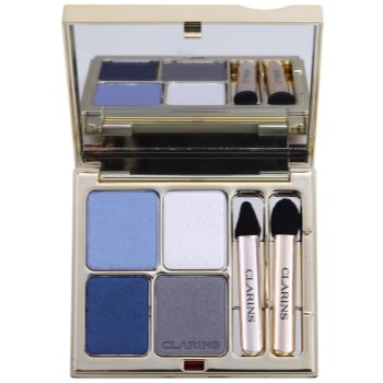 

Clarins Eye Make-Up Ombre Minérale стійкі тіні для повік з дзеркальцем та аплікатором відтінок 04 Indigo 5,8 гр